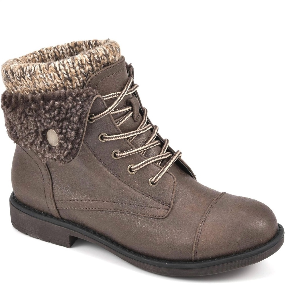 Women’s size 10 cliffs brown boots lined